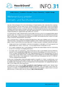 Weitersendung privater Fernseh- und Rundfunkprogramme