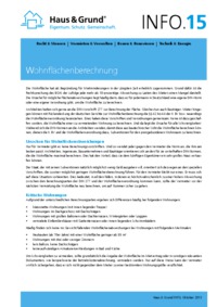 Wohnflächenberechnung