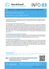 Mietsicherheit bei der Vermietung von Wohnraum