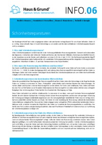Schönheitsreparaturen