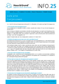 EnEV 2014: Der Energieausweis